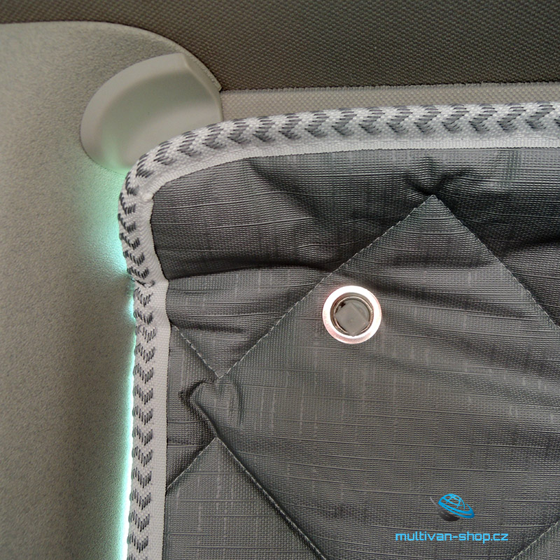 VW T5/T6/T6.1 termoclony 4-dílný set pro zadní prostor, bez plast. obložení, LONG