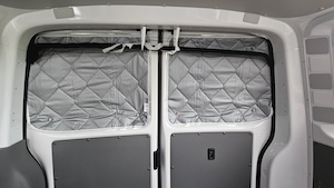 VW T5/T6/T6.1 termoclony 2-dílný set zadní 2kř. dveře, bez plast. obložení