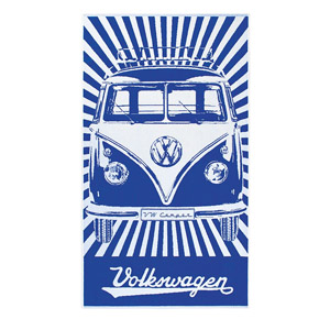 Froté ručník velký VW T1 Bulli Bus MODRÝ
