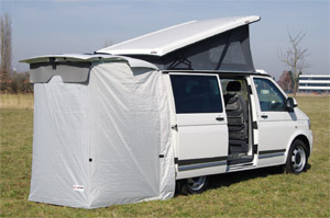 Stanový závěs pro instalaci do zadních výklopných dveří VW T5/T6