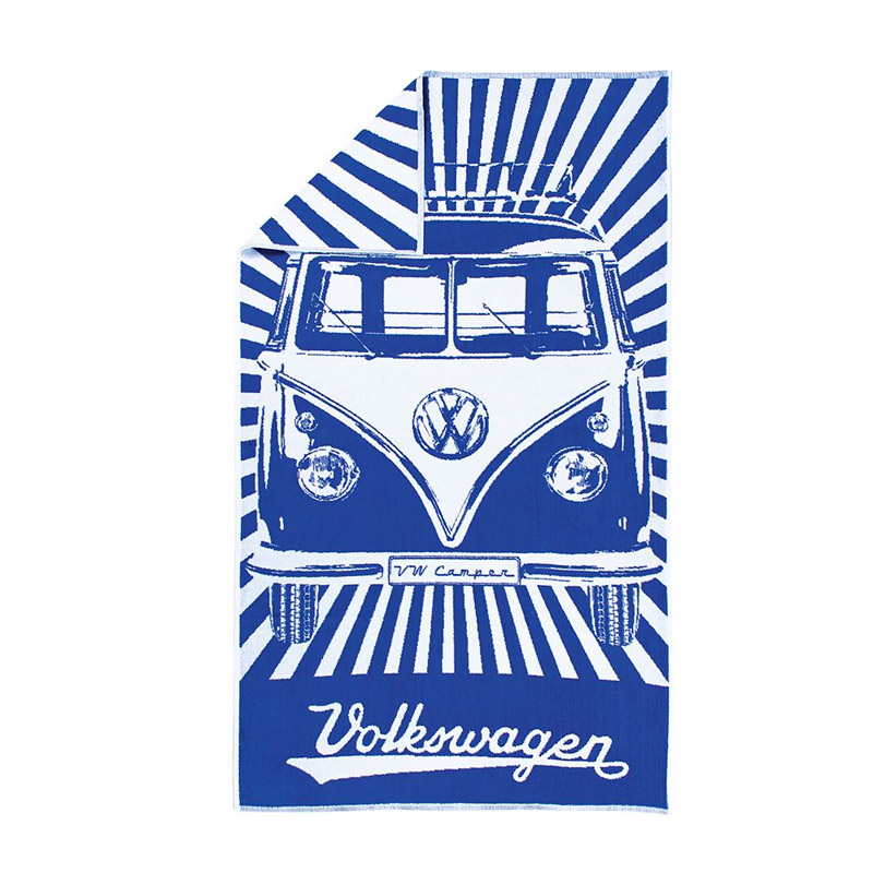 Froté ručník velký VW T1 Bulli Bus MODRÝ