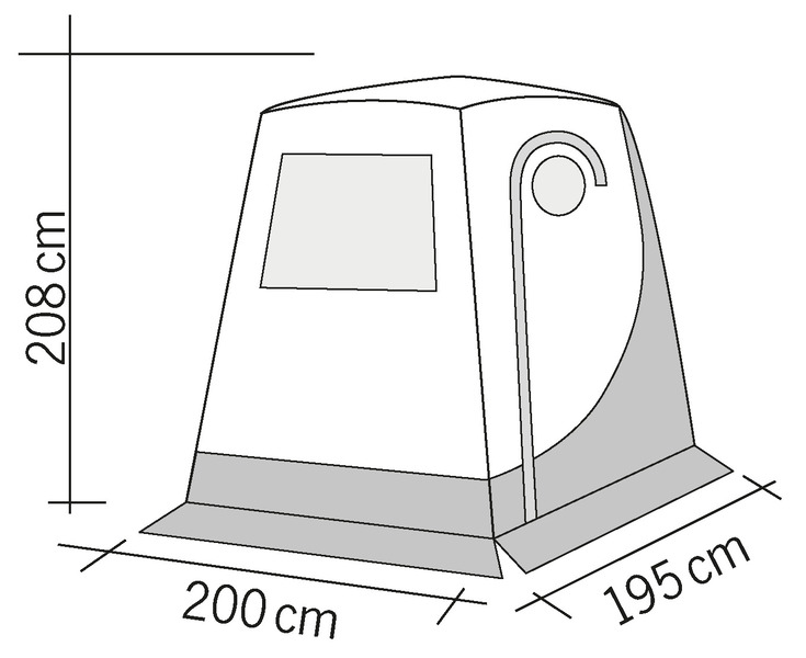 Zadní stan UPGRADE 2 pro VW T4, T5 a T6