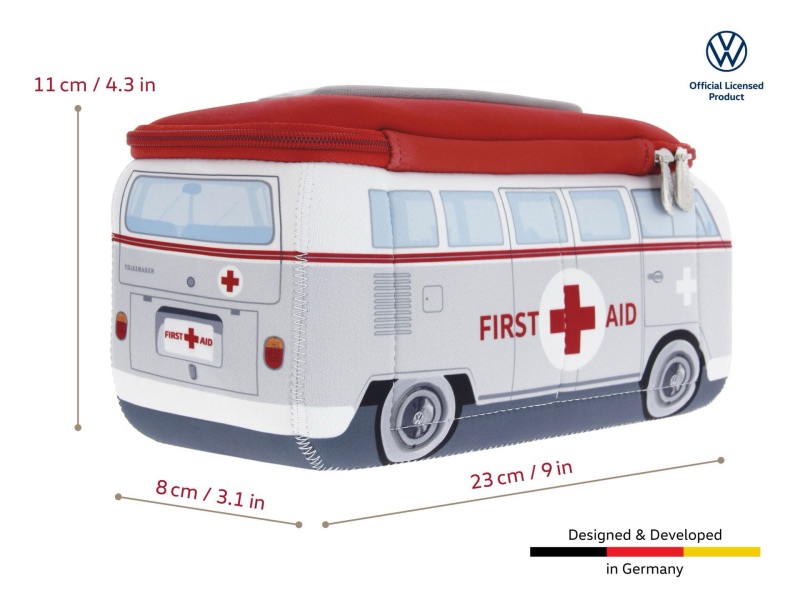 VW T1 Bulli Bus 3D Neopren Pouzdro - První pomoc (včetně autolékárničky)