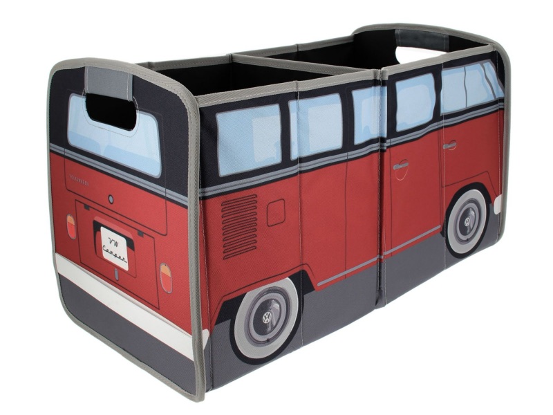VW T1 Bulli Bus Faltbox – skládací box ČERVENOČERNÝ