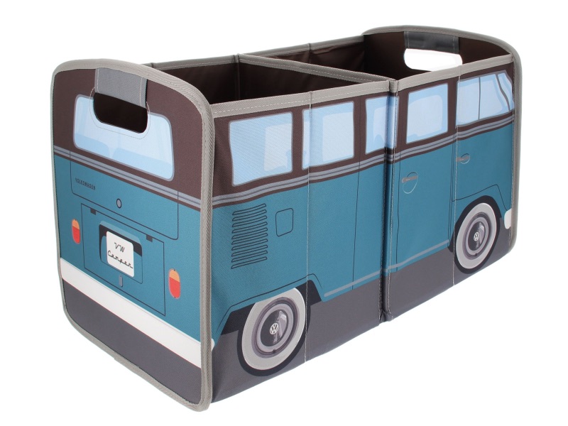 VW T1 Bulli Bus Faltbox – skládací box MODROHNĚDÝ