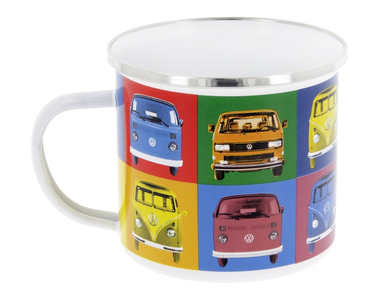 Hrnek smaltovaný VW Multi color 500 ml