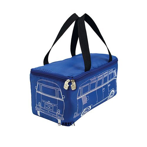 Deka pikniková VW T1 Bulli Bus 200x150 cm s taškou MODRÁ