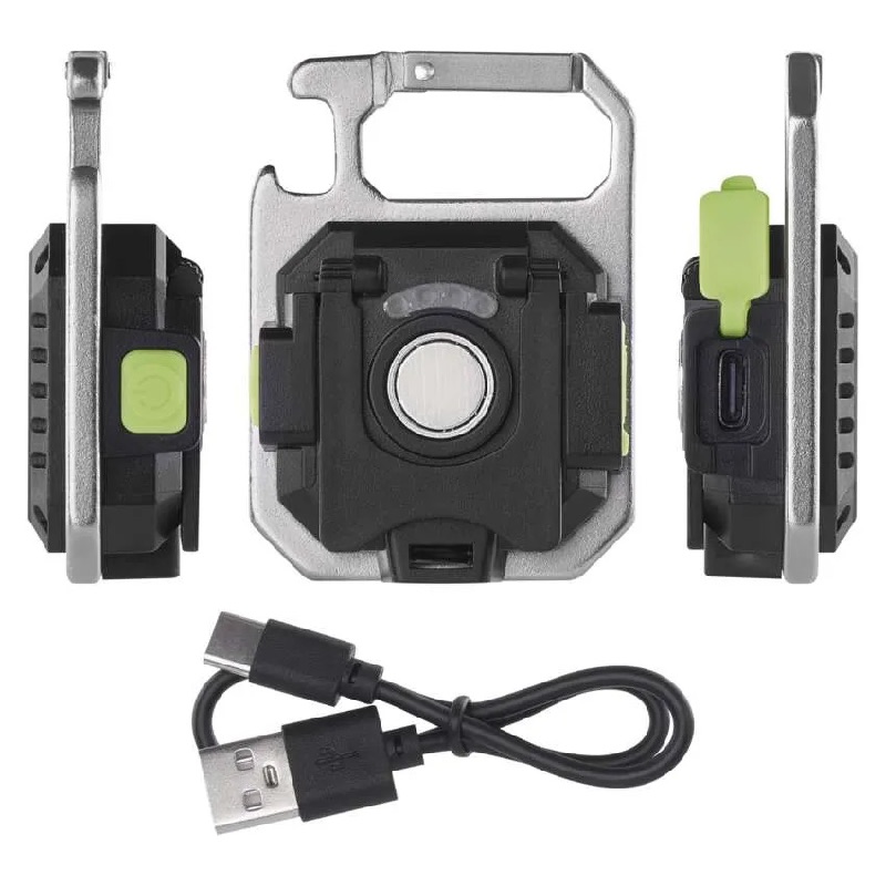 Nabíjecí mini LED svítilna – přívěšek, 750 lm