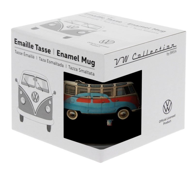Hrnek smaltovaný VW T1 Samba & Beetle 500 ml