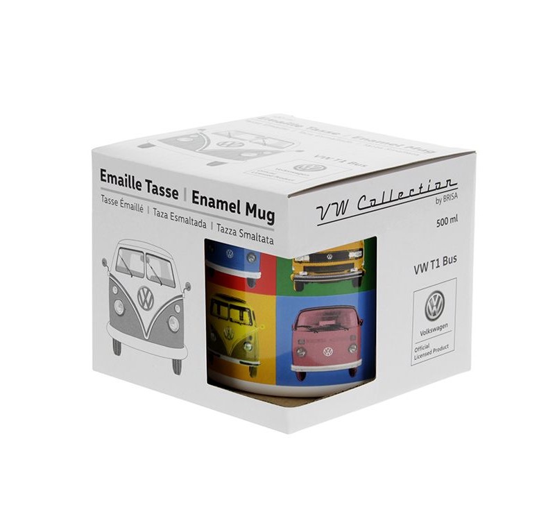 Hrnek smaltovaný VW Multi color 500 ml