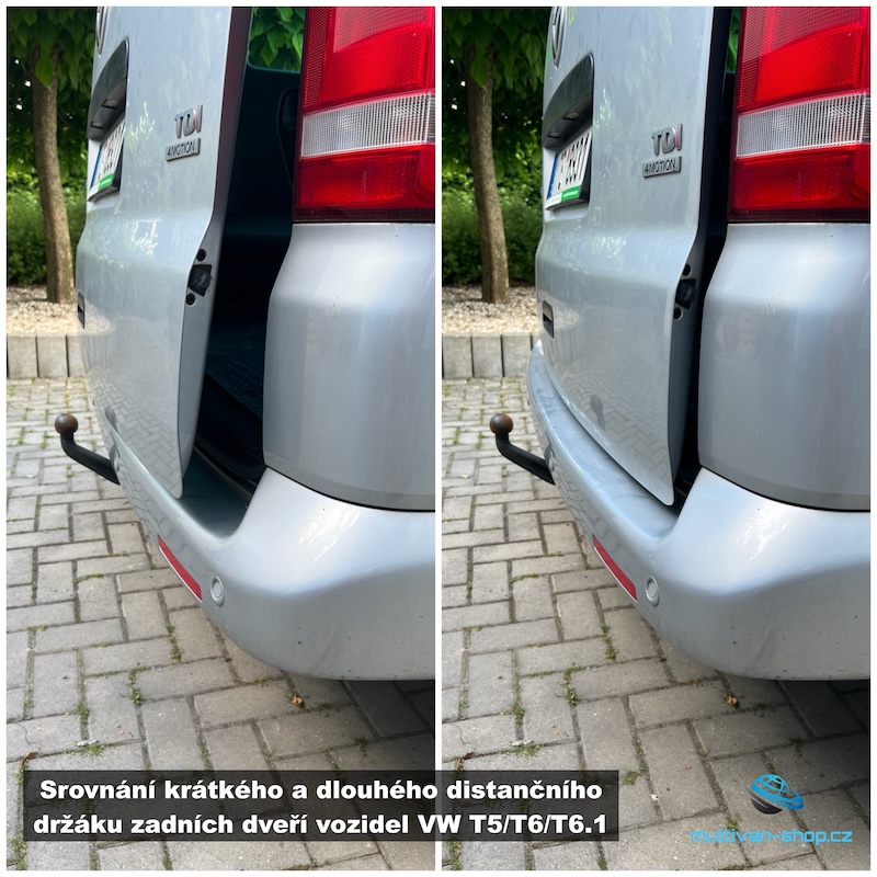 Distanční držák zadních výklopných dveří Volkswagen T5/T6/T6.1