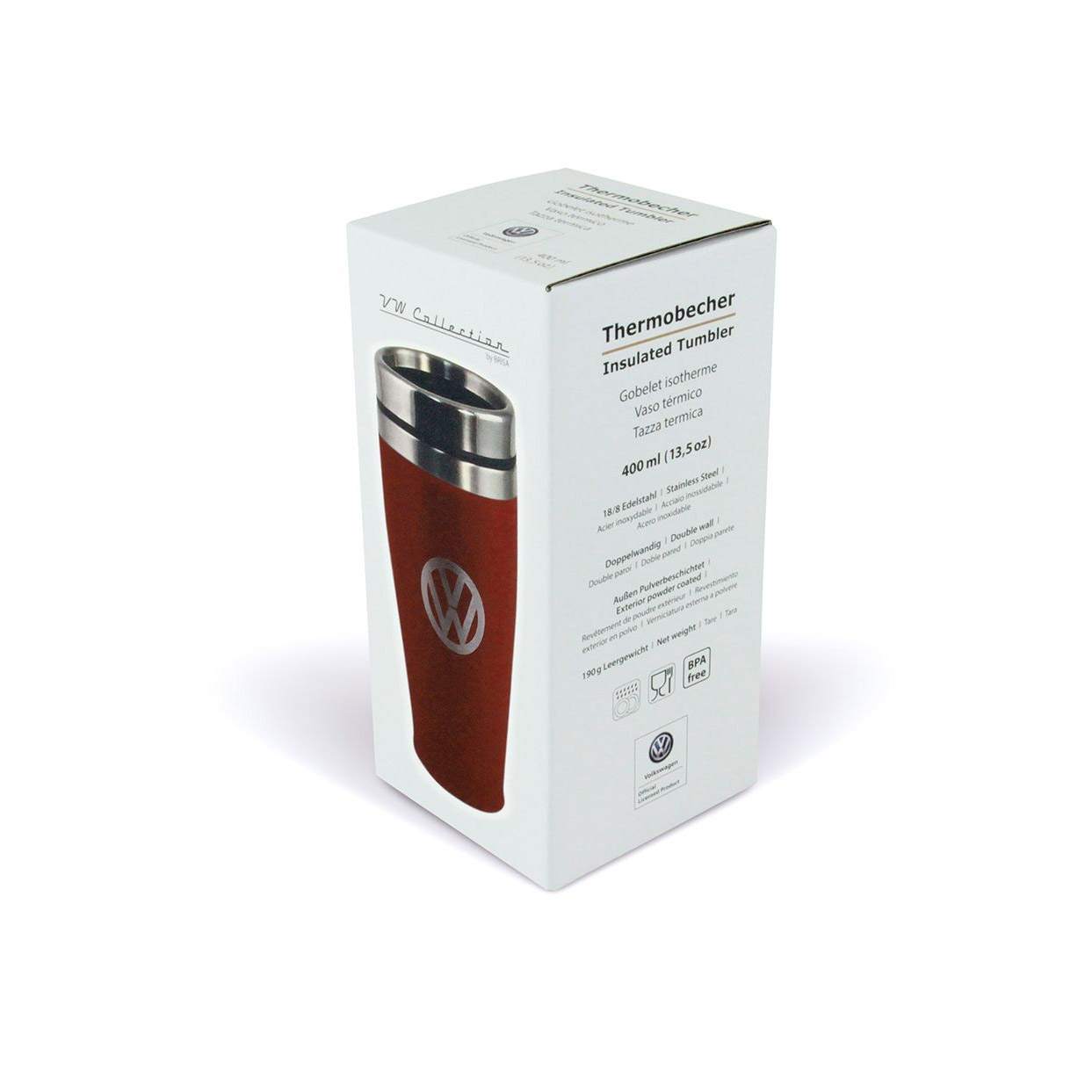 Termohrnek VW 450 ml ČERVENÝ