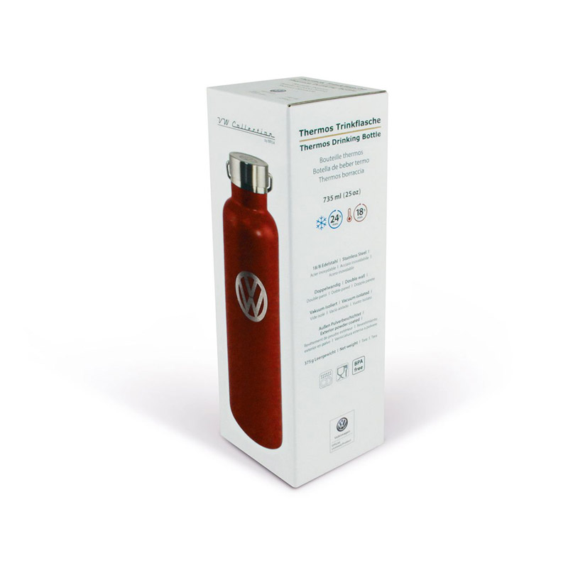 Termoska VW nerezová 735 ml ČERVENÁ