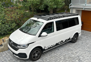 Expediční střešní nosič pro Volkswagen T5/T6/T6.1 Transporter/Multivan/California LONG