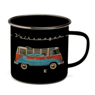 Hrnek smaltovaný VW T1 Samba & Beetle 500 ml